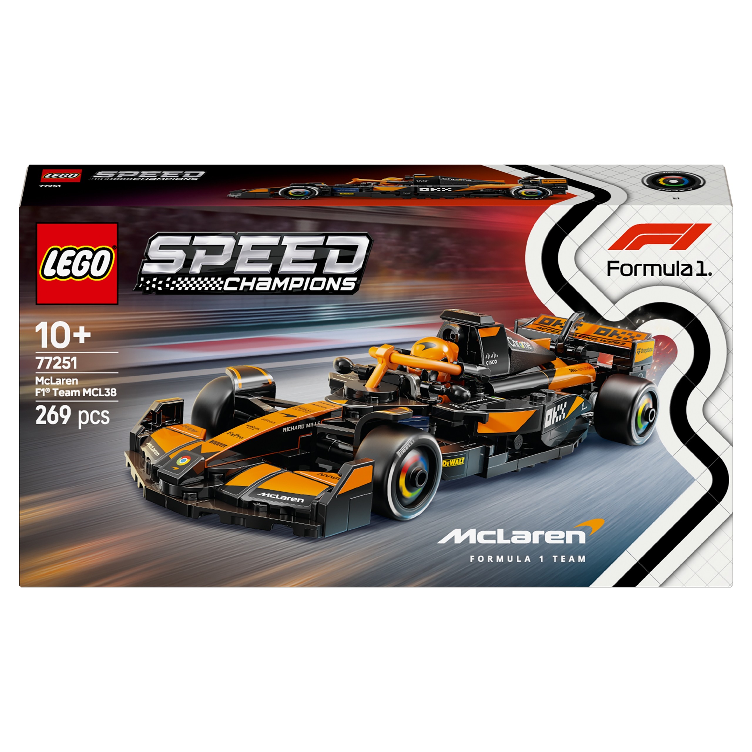 LEGO Speed Champions 77251 LEGO 77251 Speed Champions Bolide F1 McLaren Team MCL38